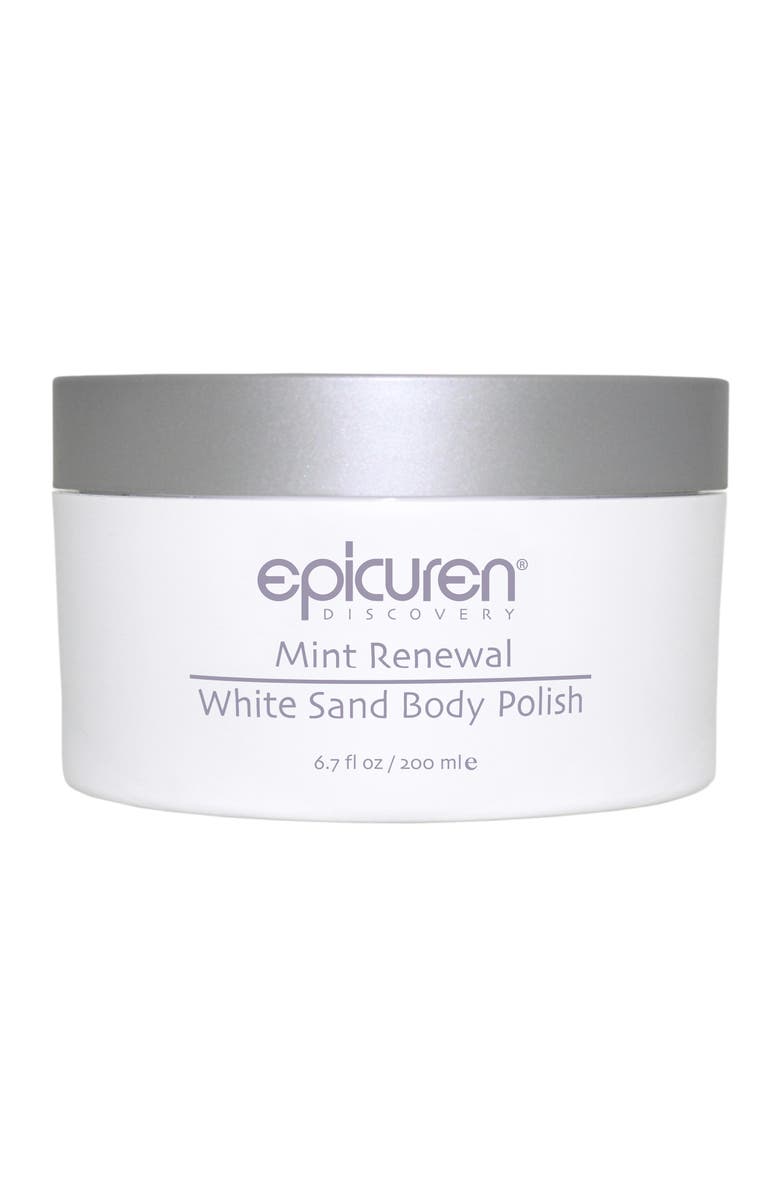 Epicuren Discovery Mint Renewal White Sand Body Polish, Main, color, White