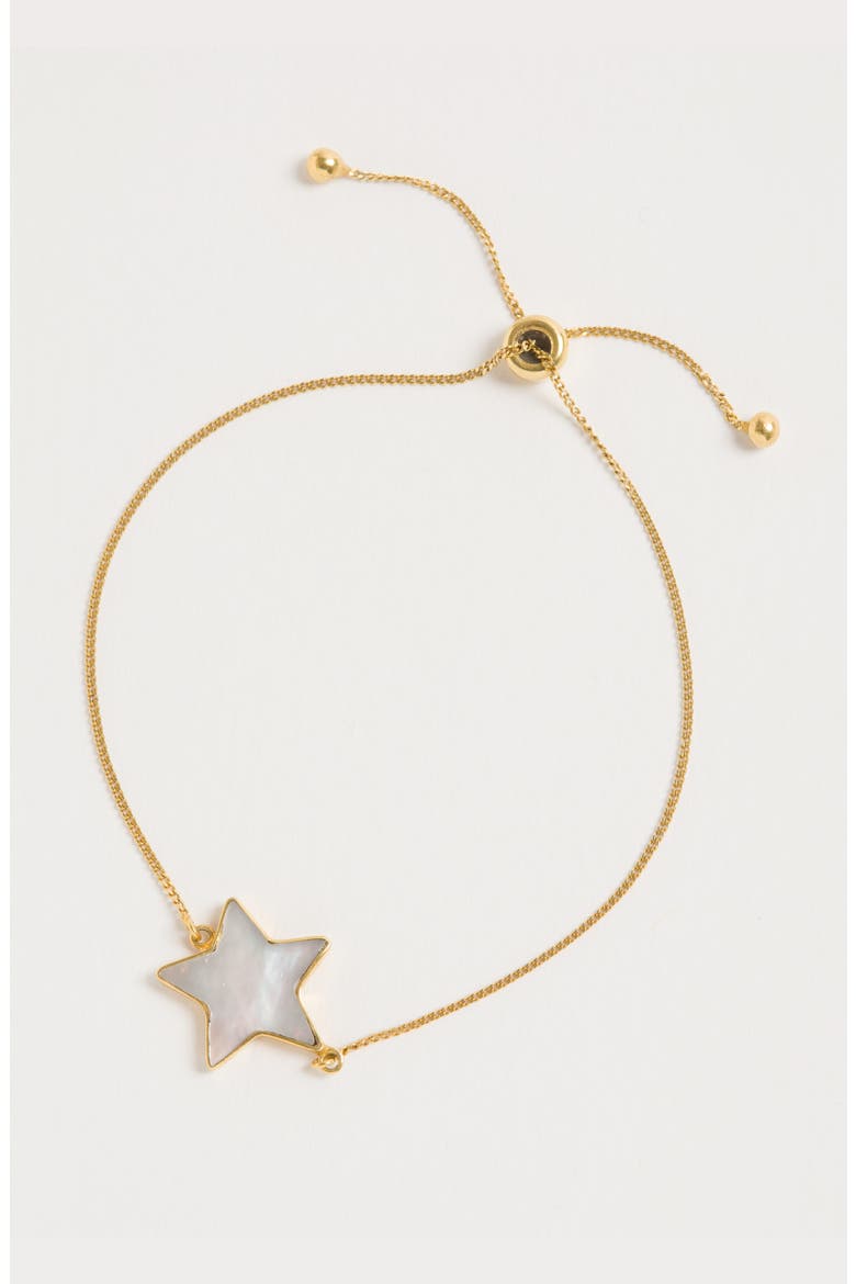 Adjustable Star Bracelet, Alternate, color, Gold