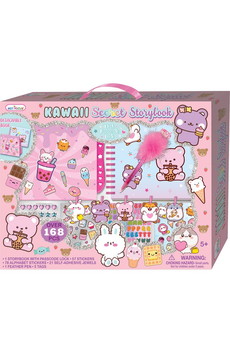 HOT FOCUS Kids' Critter My Secret Storybook, Main, color, Multi