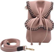 Carlos Falchi Cell Phone Butterfly Leather Bag
