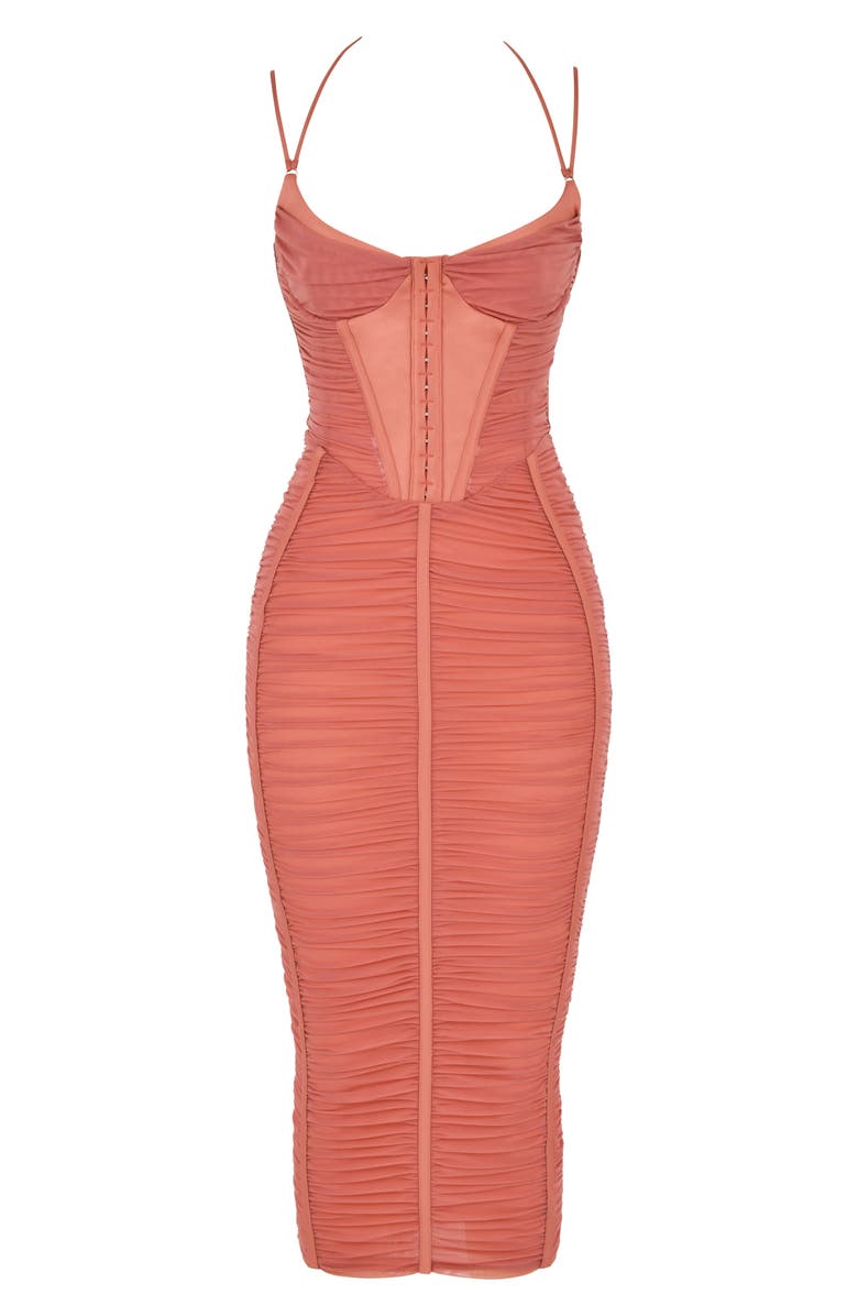 HOUSE OF CB Mariah Ruched Dress, Alternate, color,