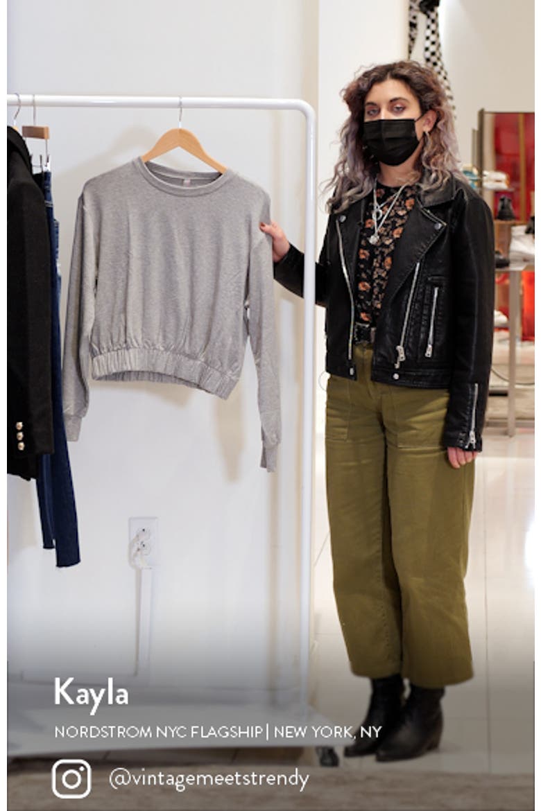 Modern Lounge Crop Sweatshirt video