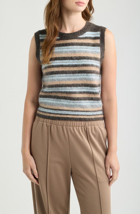 Bastille Stripe Sweater Vest
