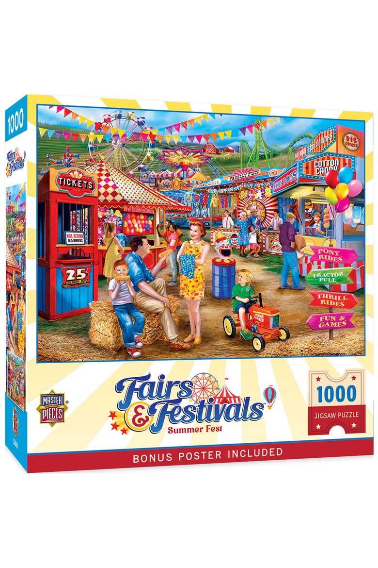 Summer Fest 1000 Piece Jigsaw Puzzle, Main, color, Multicolor