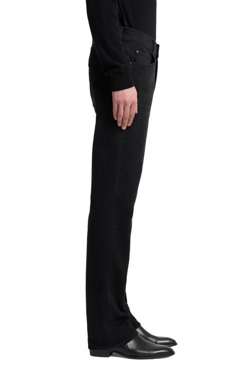 7 For All Mankind Austyn Relaxed Straight Leg Jeans In Black