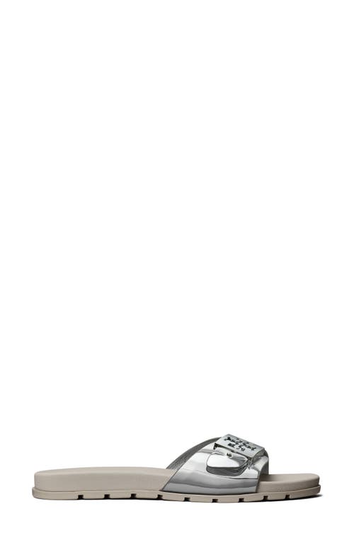Tory Burch Buckle Slide Sandal In Animal Print