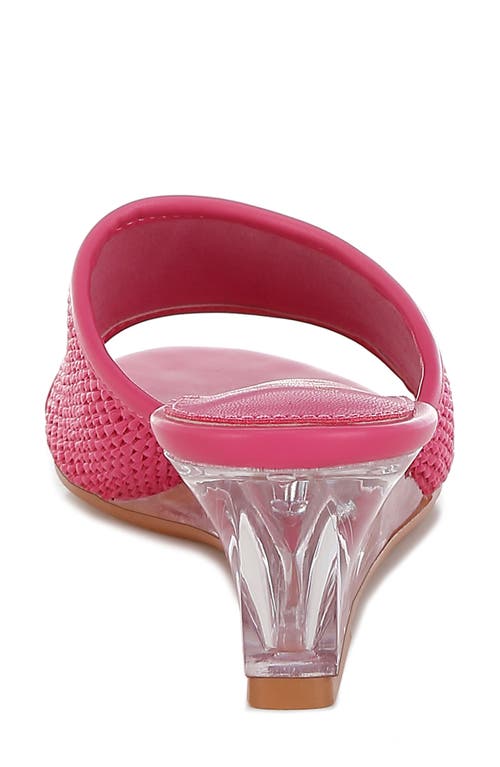 London Rag Osminda Wedge Sandal In Pink