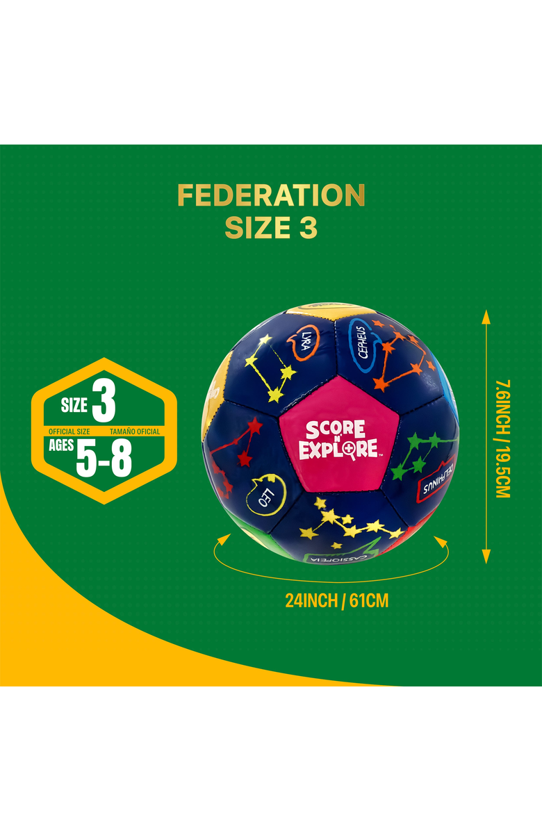 iconsportgroup Constellation Explorer Soccer Ball, Alternate, color, Constellation Explorer