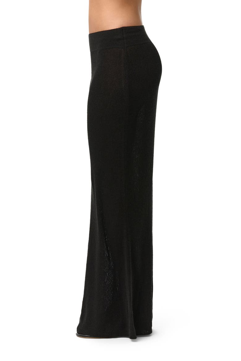 Knit Maxi Skirt, Alternate, color, BLACK