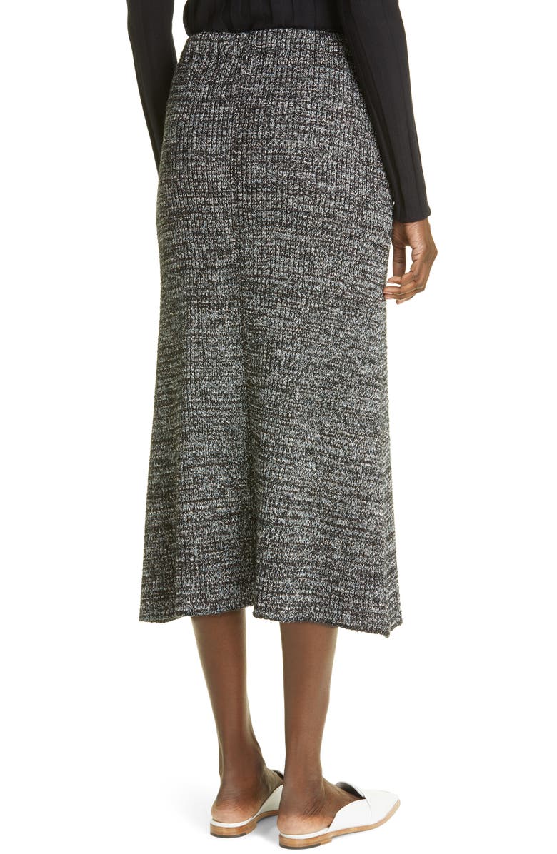 St. John Collection Bouclé Rib Midi Skirt, Alternate, color, 
