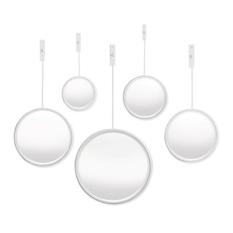Maison Noir Pendulum Mirrors Set of 5