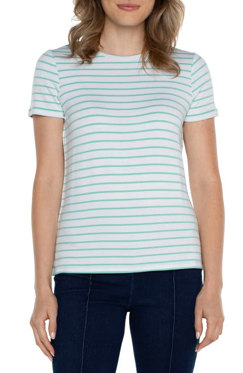 Stripe French Terry T-Shirt