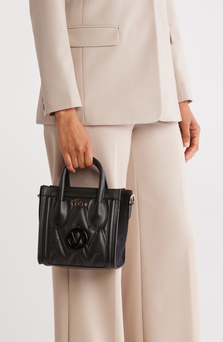 VALENTINO BY MARIO VALENTINO Eva Diamond Convertible Top Handle Bag, Alternate, color,