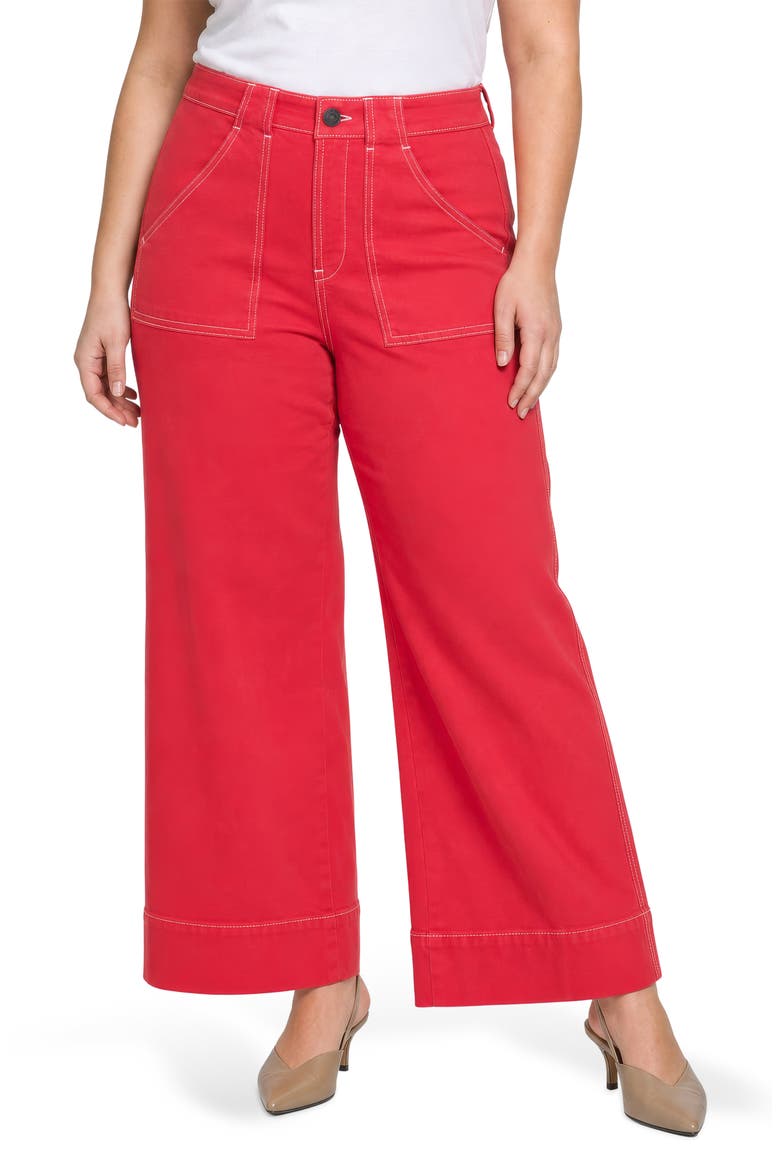 Mia Palazzo Jeans, Main, color, PASSION
