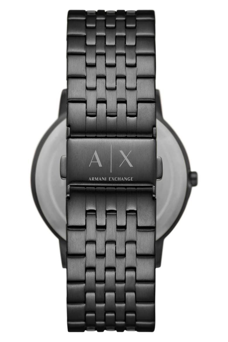 Bracelet Strap Watch, 40mm, Alternate, color, BLACK