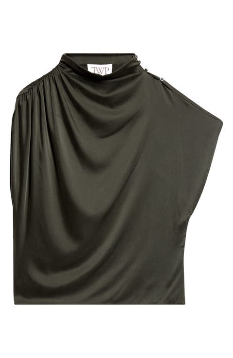Wish You Would Stretch Silk Top