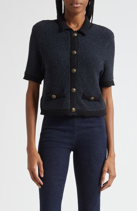 Marie Two Tone Cardigan