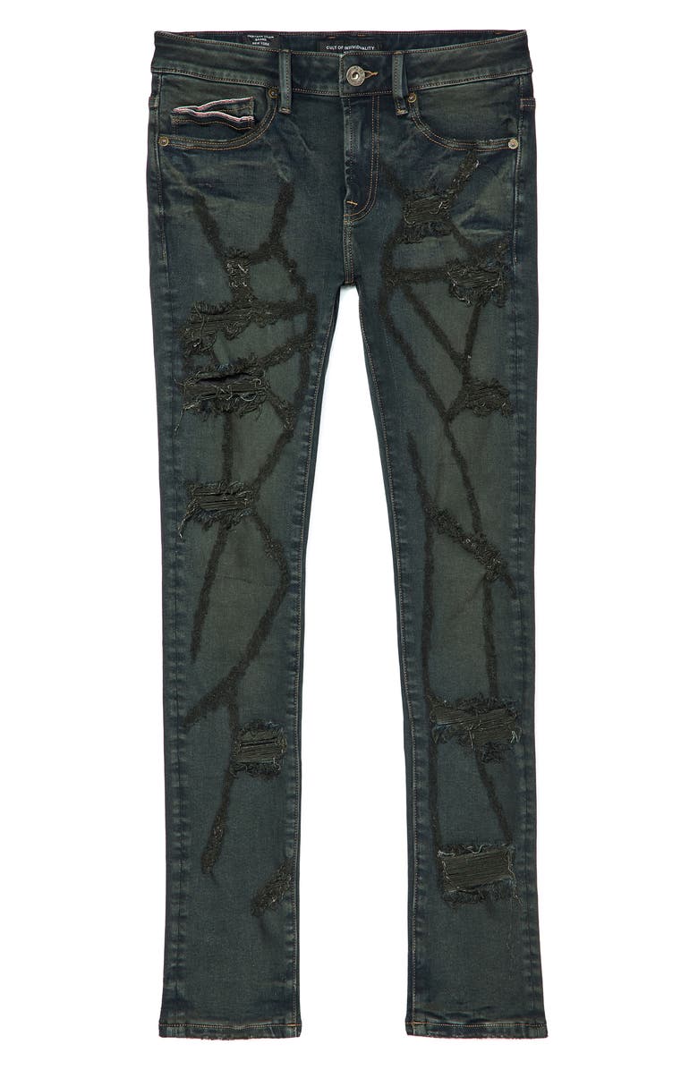 Cult of Individuality Punk Super Skinny 602 Jeans, Alternate, color, 