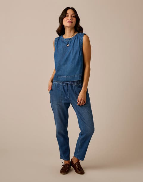 Zoe Lightweight Denim Pant
