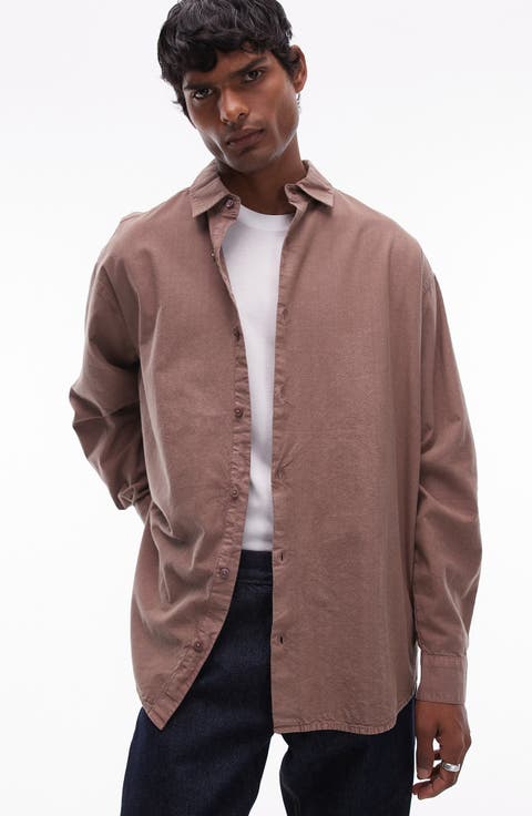 Oversize Button-Up Shirt
