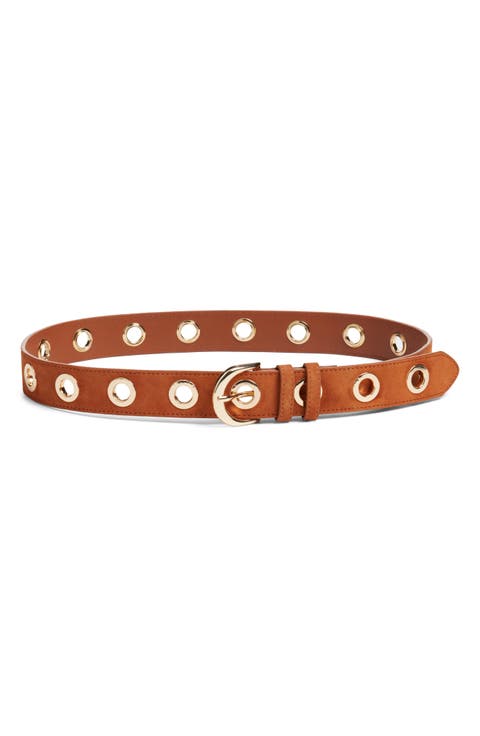 Samantha Rivet Suede Belt