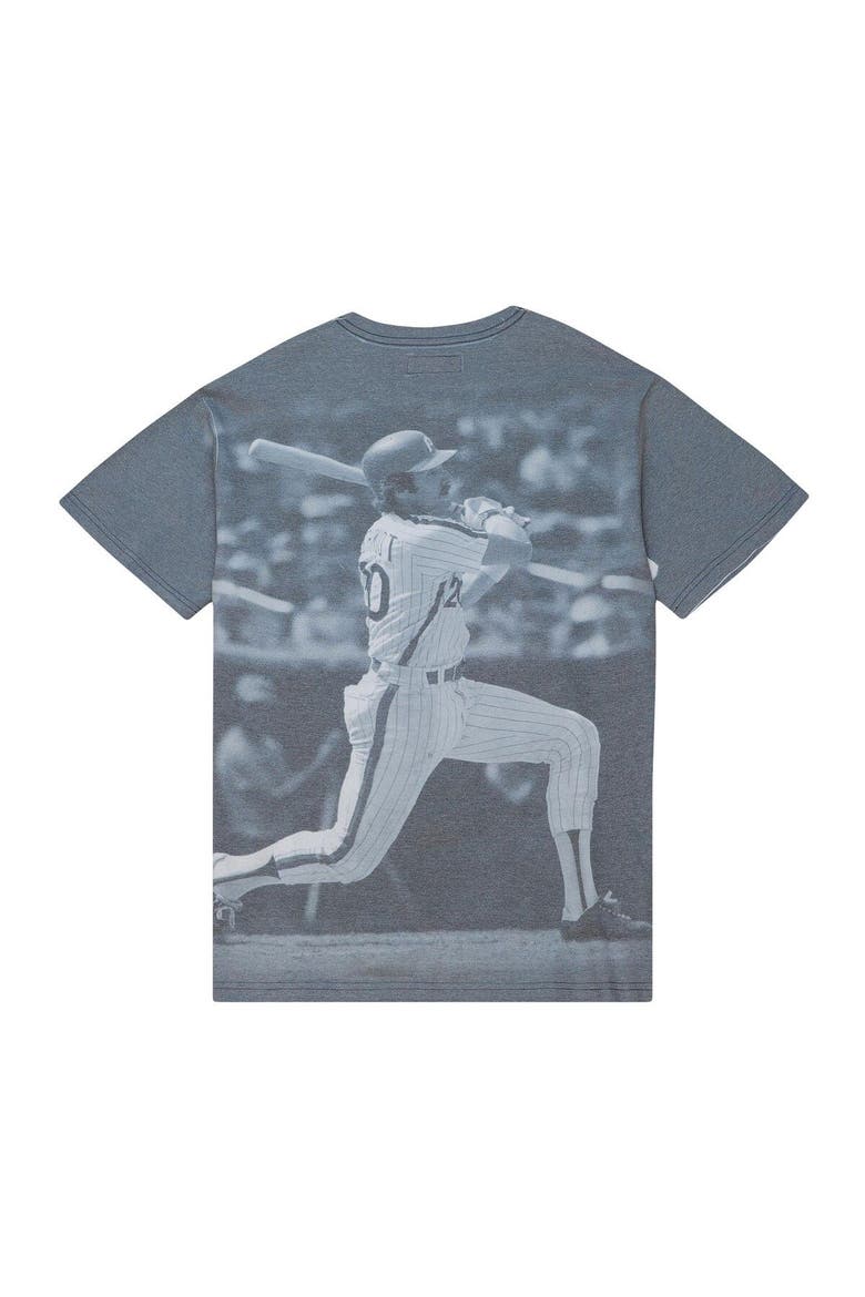 Men's Mitchell & Ness Mike Schmidt Philadelphia Phillies Cooperstown Collection Highlight Sublimated Player Graphic T-Shirt, Alternate, color, White