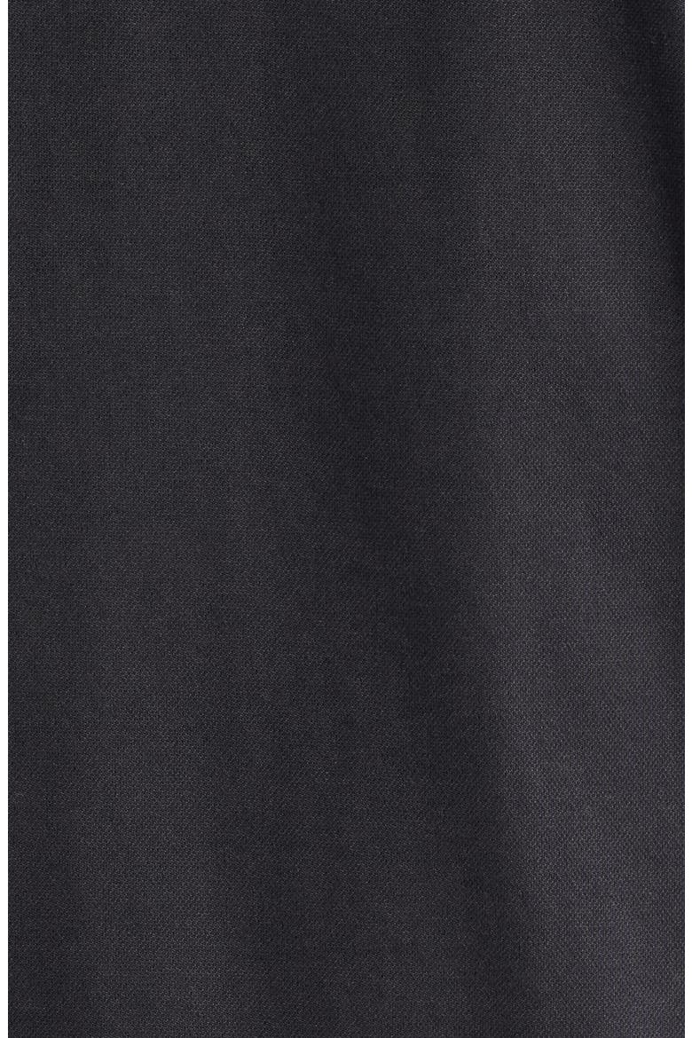 Cochran Long Sleeve Zip Polo, Alternate, color, BLACK