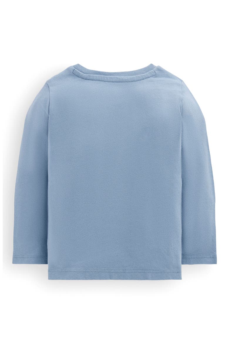 Kids' Appliqué Long Sleeve Cotton T-Shirt, Main, color, FRENCH BLUE DUCK