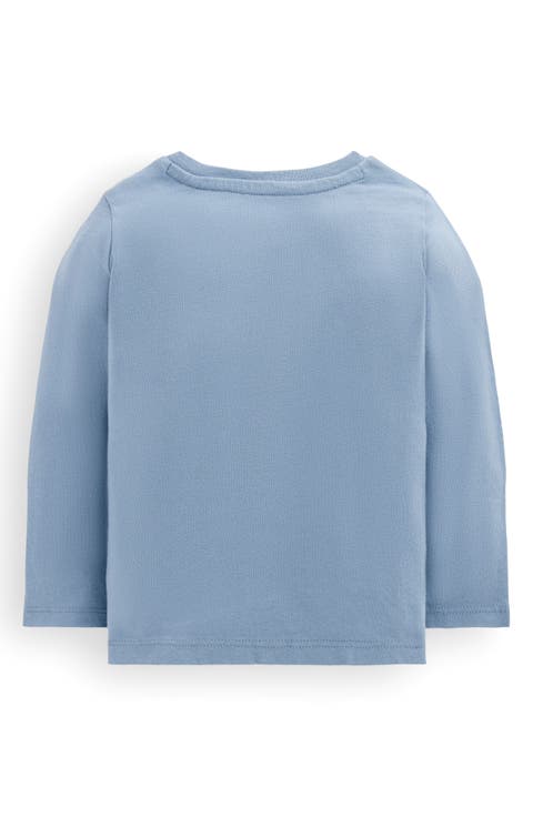 Kids' Appliqué Long Sleeve Cotton T-Shirt