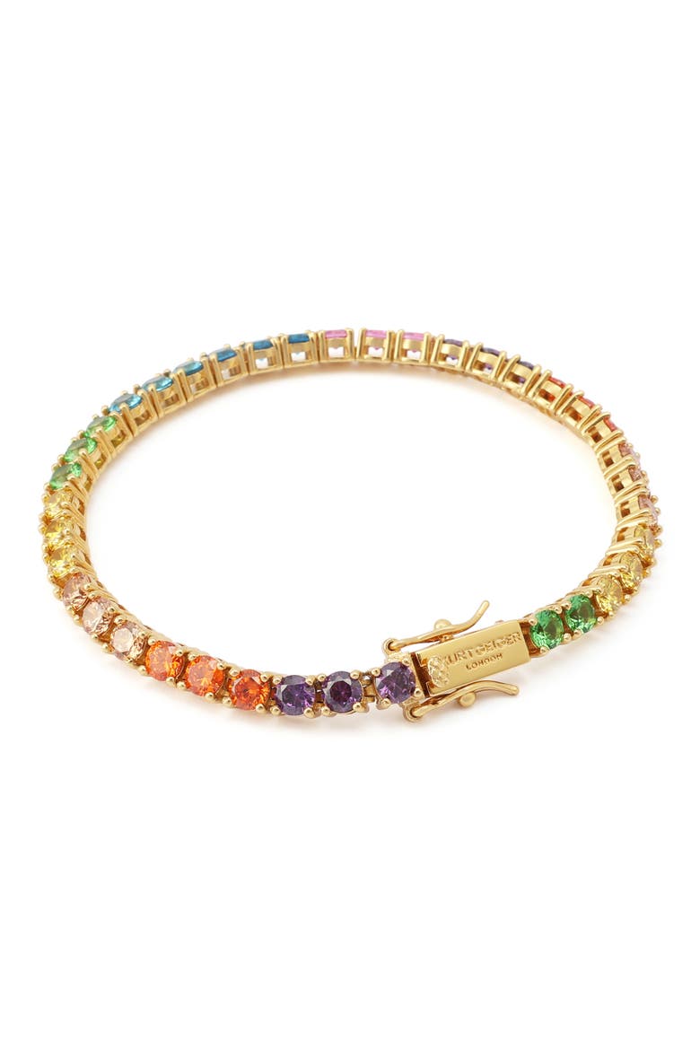 Rainbow Crystal Tennis Bracelet, Alternate, color, RAINBOW MULTI