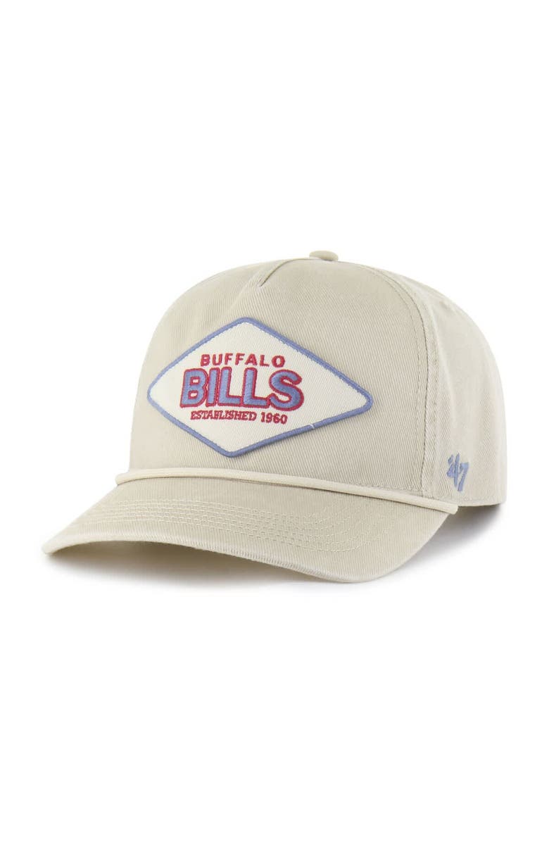 '47 Men's '47 Khaki Buffalo Bills Cairn Hitch Adjustable Hat, Alternate, color, 