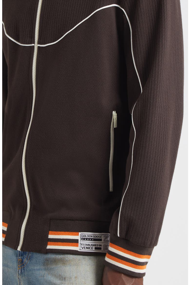 Journey Track Jacket, Alternate, color, COFFEE BEAN