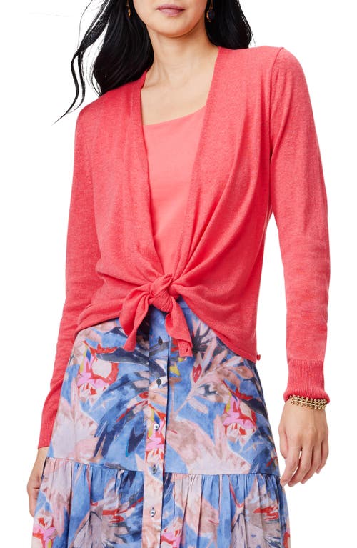Nic + Zoe All Year 4-way Convertible Cardigan In Coral
