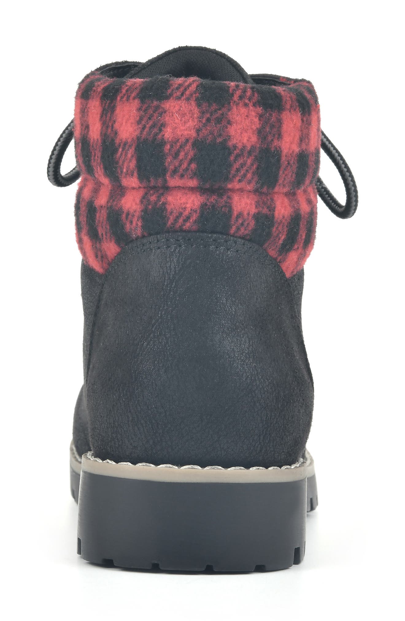 CLIFFS BY WHITE MOUNTAIN Pathfield Knit Collar Lace-Up Boot, Alternate, color, 