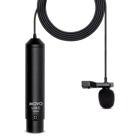 LV4-C Cardioid XLR Lavalier Microphone - Phantom Powered