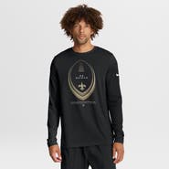 Nike Men's Nike Black New Orleans Saints Legend Icon Dri-FIT Long Sleeve T-Shirt