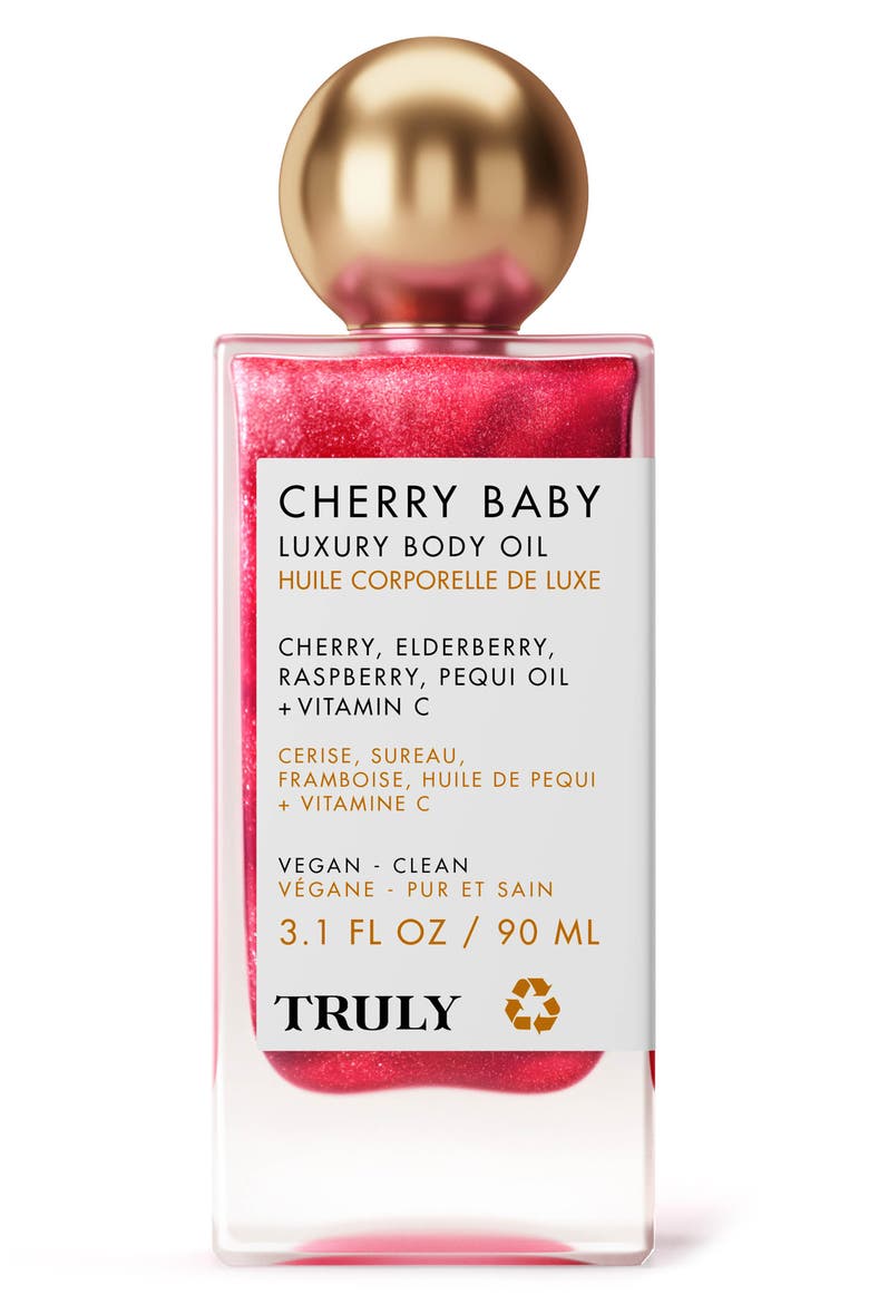 Cherry Baby Body Oil, Alternate, color, NO COLOR