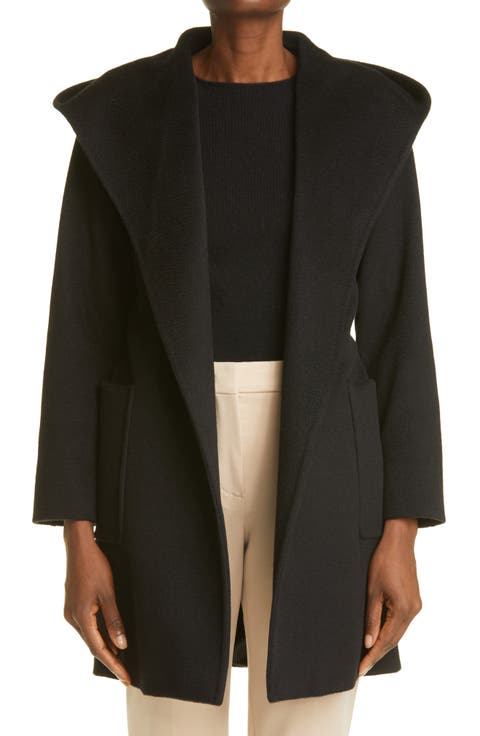 Rialto Hooded Camel Hair Coat