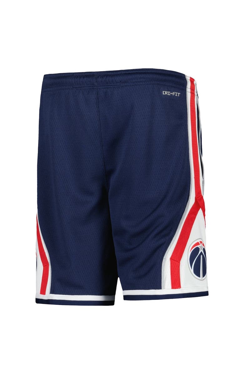 Jordan Brand Youth Jordan Brand Navy Washington Wizards Statement Edition Swingman Performance Shorts, Alternate, color, Navy
