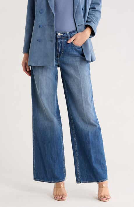L'AGENCE Alicent High Waist Wide Leg Jeans