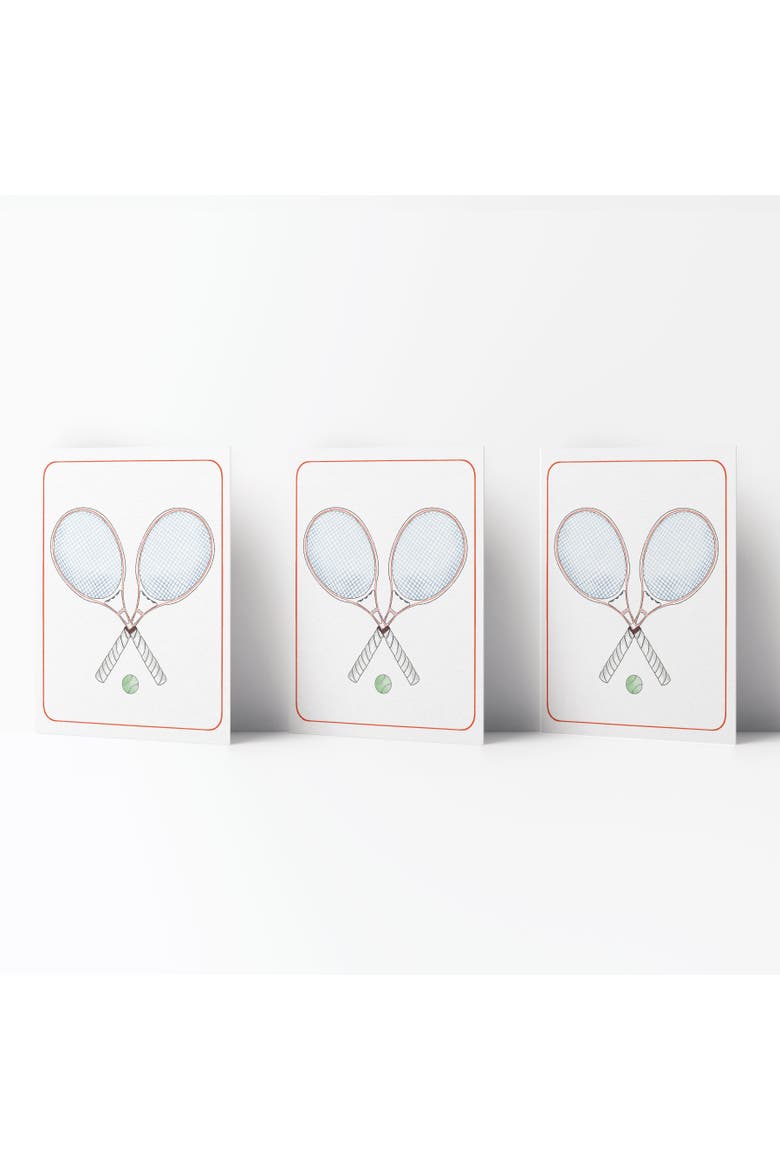 Everyday Greeting Card Pack (3ct) "Tennis Weekender Society", Main, color, Multi-Pack