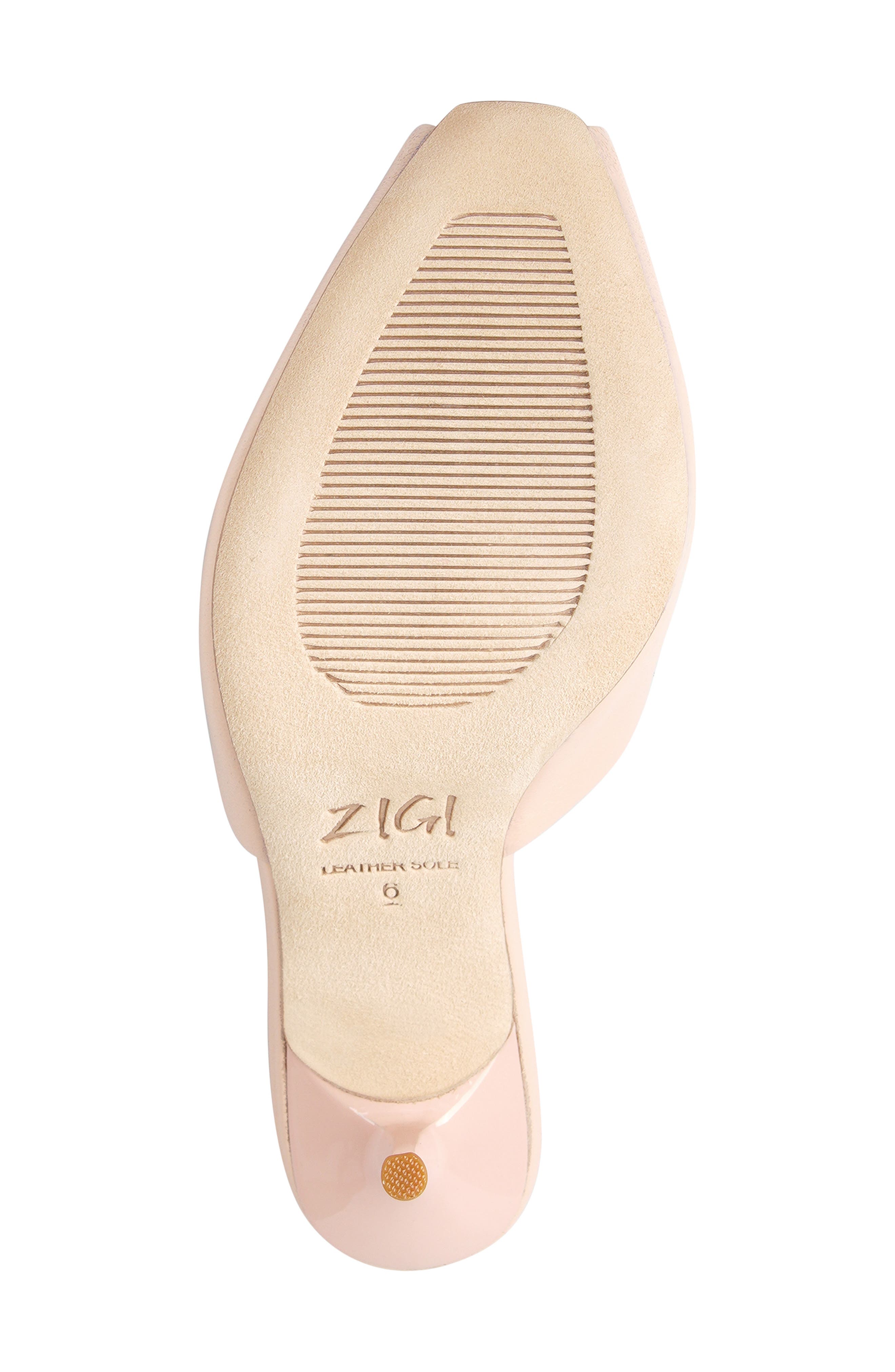 Birdey Peep Toe Mule, Alternate, color, BLUSH LEATHER