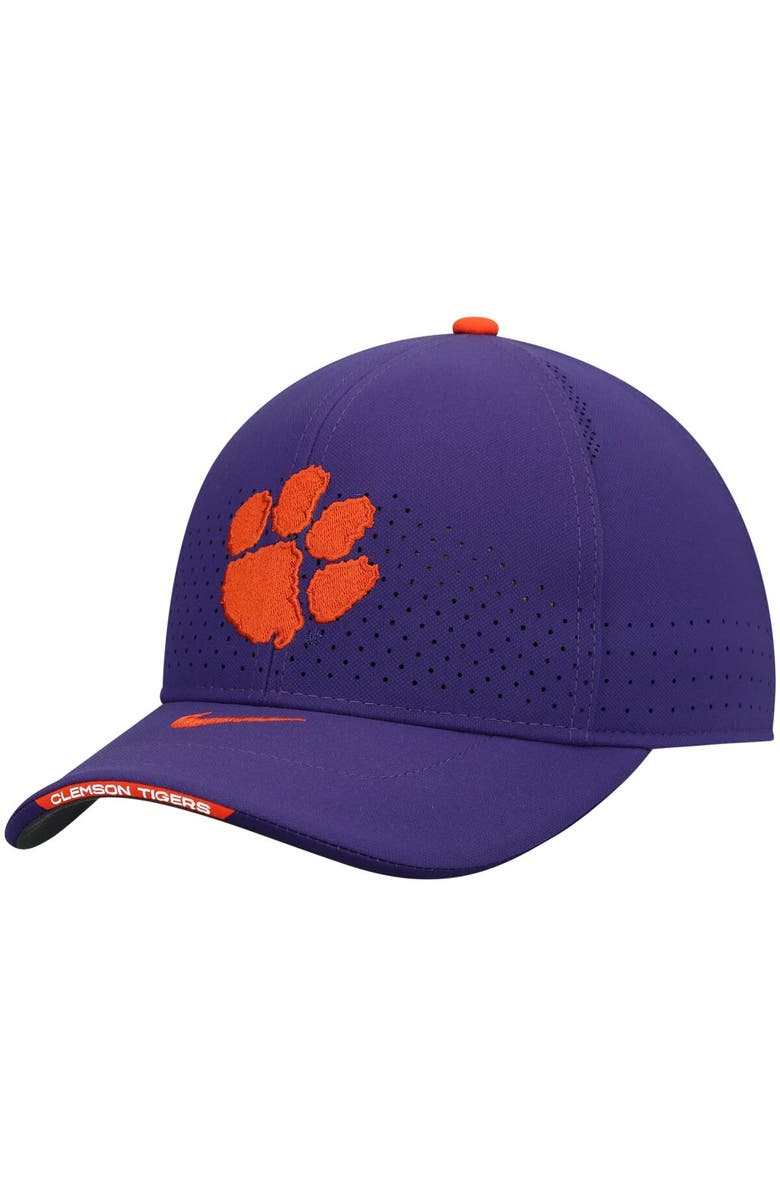 Nike Men's Nike Purple Clemson Tigers 2021 Sideline Classic99 Performance Flex Hat, Main, color,