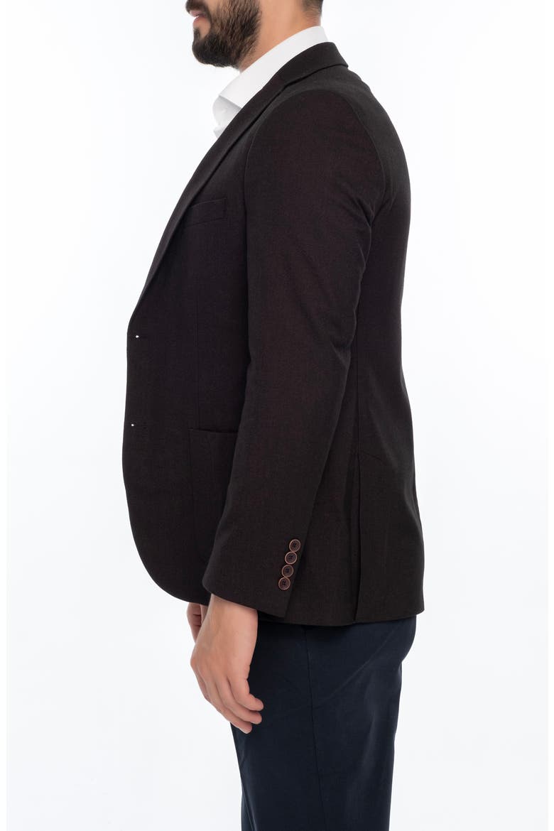 Solid Sport Coat, Alternate, color, BURGUNDY
