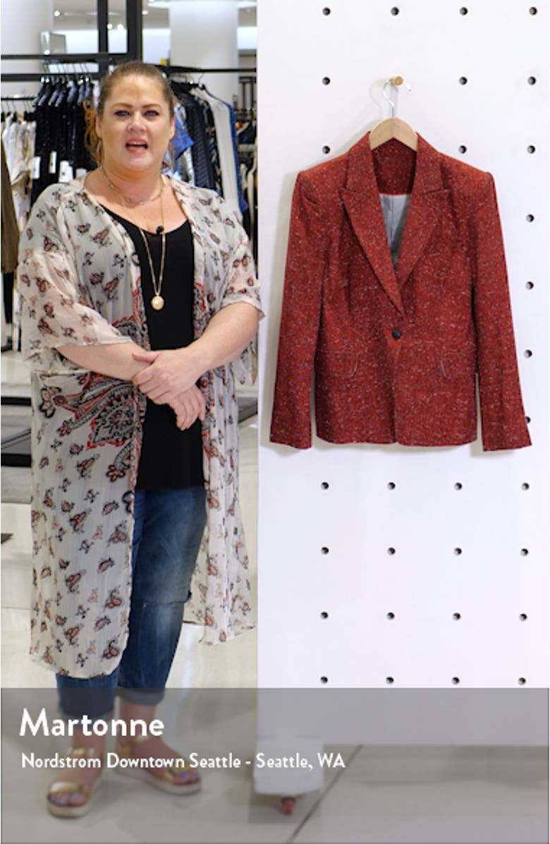 Herringbone Tweed Blazer, sales video thumbnail