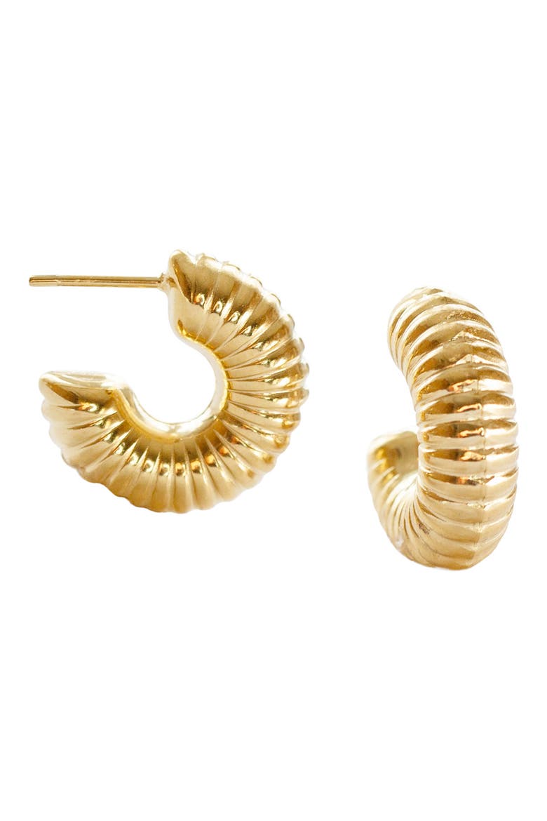 Rya Hoop Earrings, Main, color, GOLD