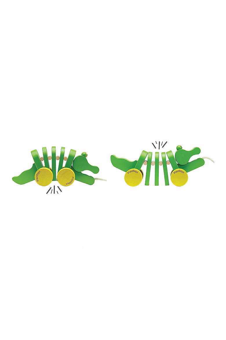 Dancing Alligator Pull Toy, Alternate, color, GREEN