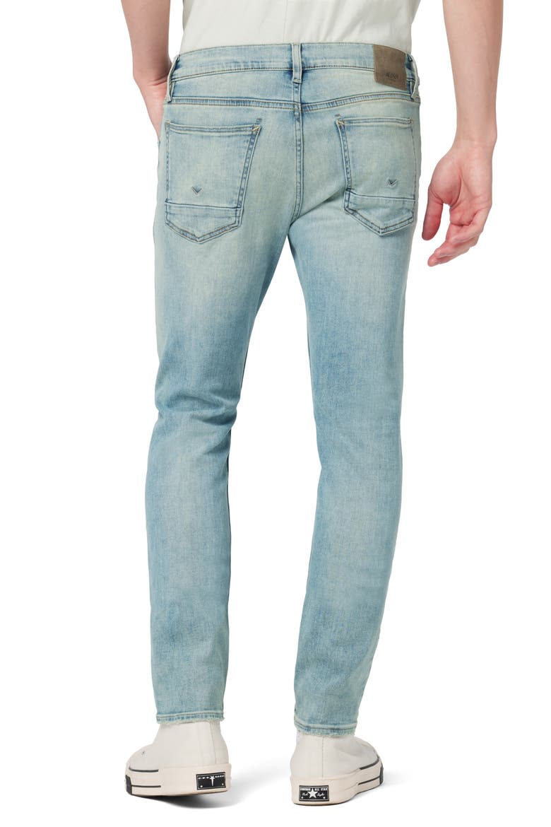 Men's Blake Slim Straight Fit Stretch Organic Cotton Jeans, Alternate, color, CENTRAL