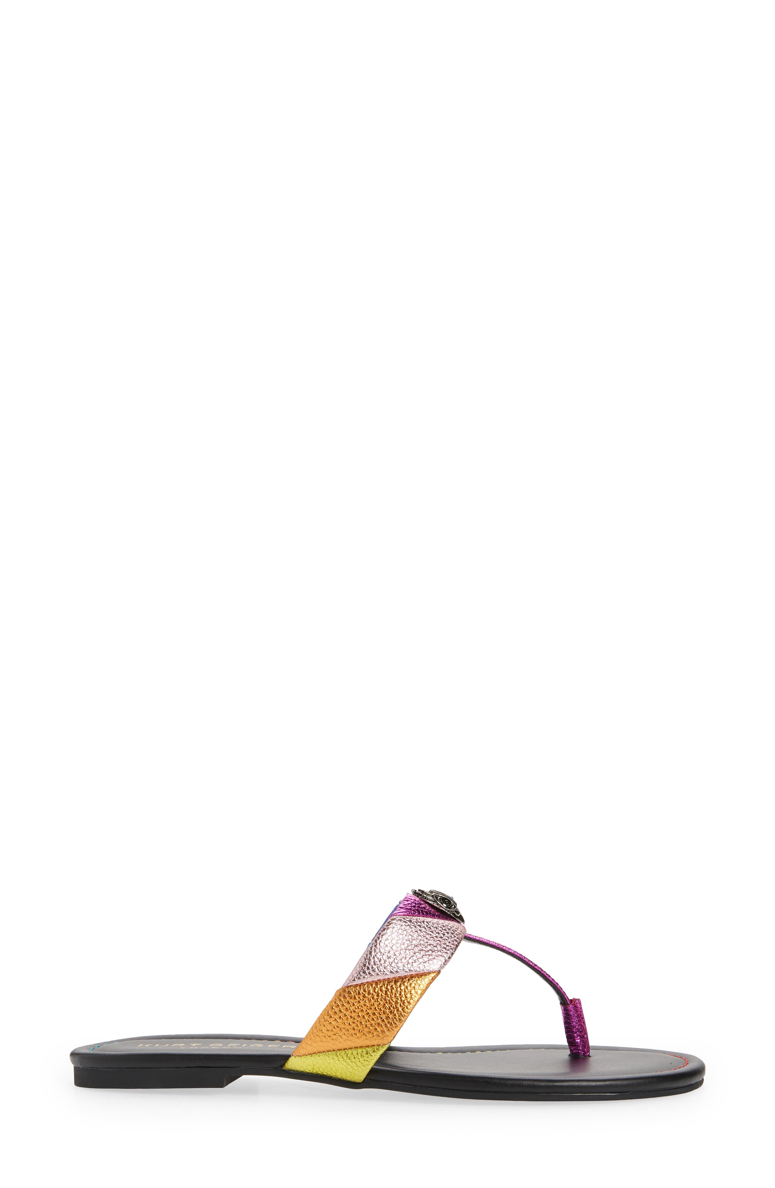 Kensington T-Strap Sandal, Alternate, color, PINK MULTI