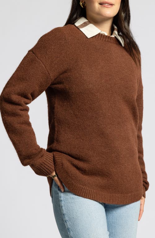 Thread & Supply Flora Crewneck Sweater In Blue